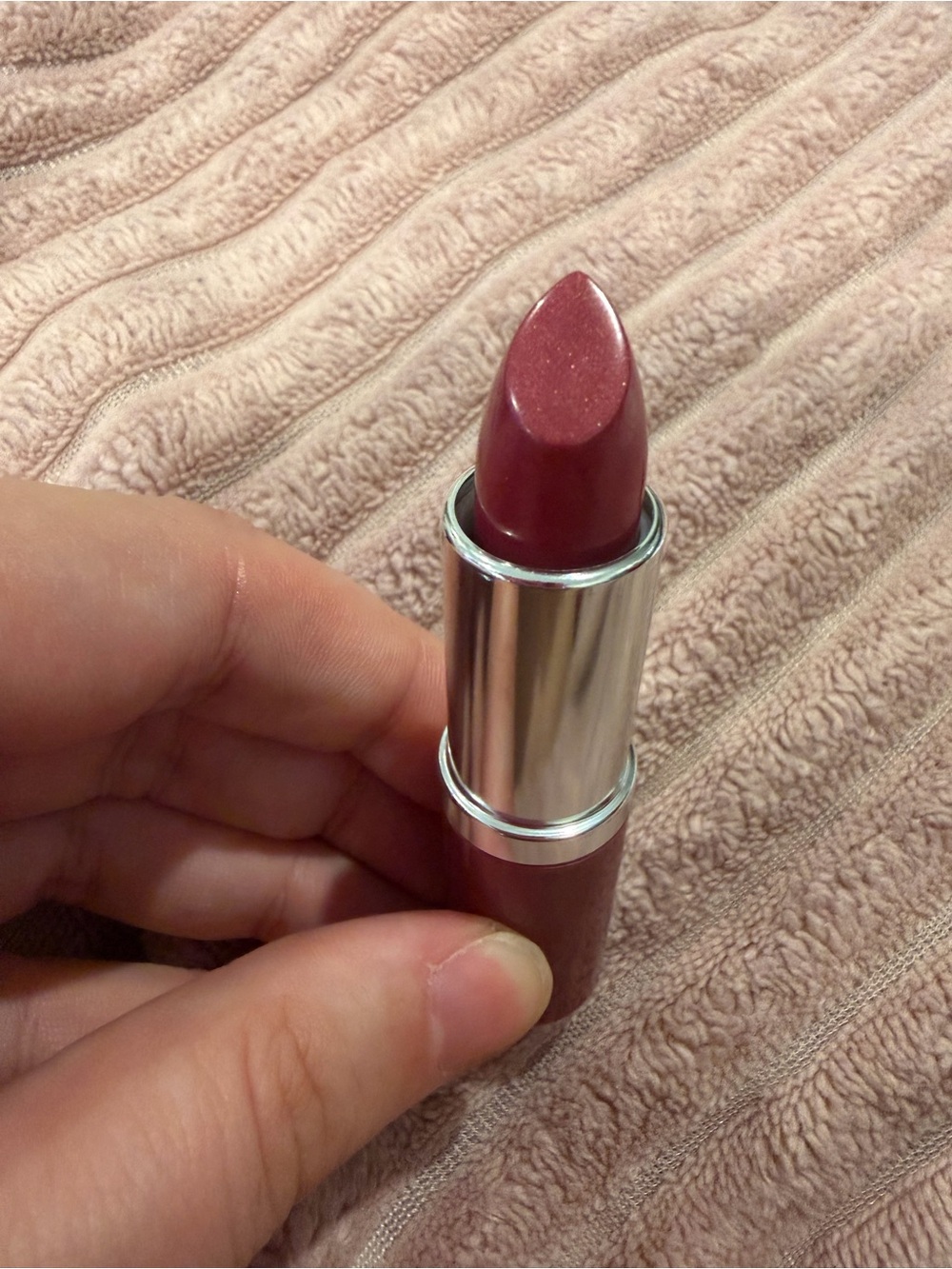 Clinique Shimmering Roseberry Lipstick - Deep Rose